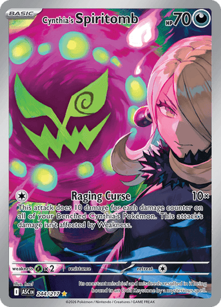 Cynthia's Spiritomb : ASCENDED HEROES - 244/217