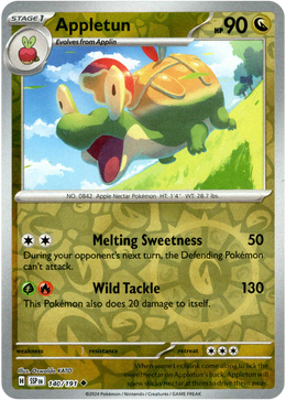 Appletun : SURGING SPARKS (Reverse holo) - 140/191