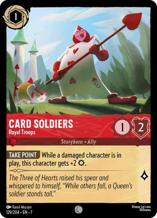 Card Soldiers (Foil) : Royal Troops - 129/204