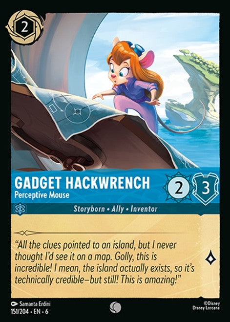 Gadget Hackwrench (Foil) : Perceptive Mouse - 151/204