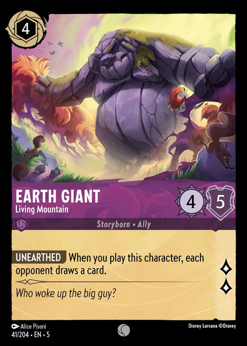 Earth Giant (Foil) : Living Mountain - 41/204