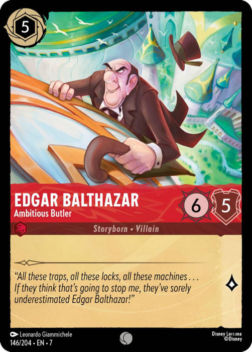 Edgar Balthazar : Ambitious Butler - 146/204