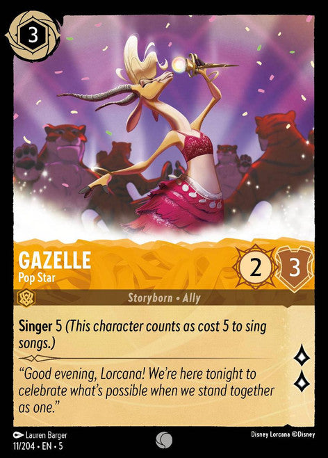 Gazelle : Pop Star - 11/204