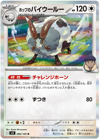 Hop's Dubwool : BATTLE PARTNERS (Holo) - 086/100