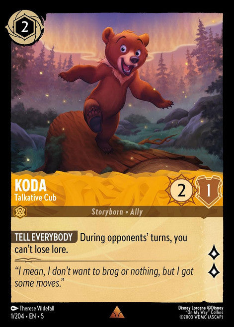 Koda : Talkative Cub - 1/204