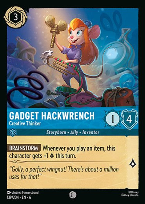 Gadget Hackwrench : Creative Thinker - 139/204