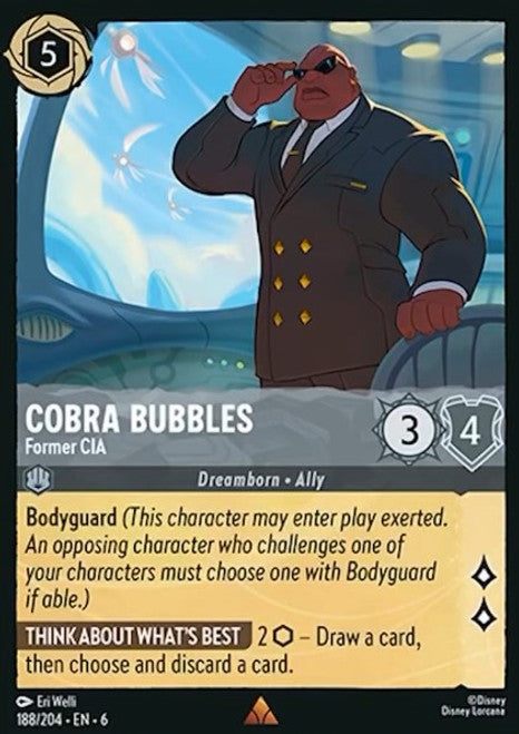 Cobra Bubbles : Former CIA - 188/204