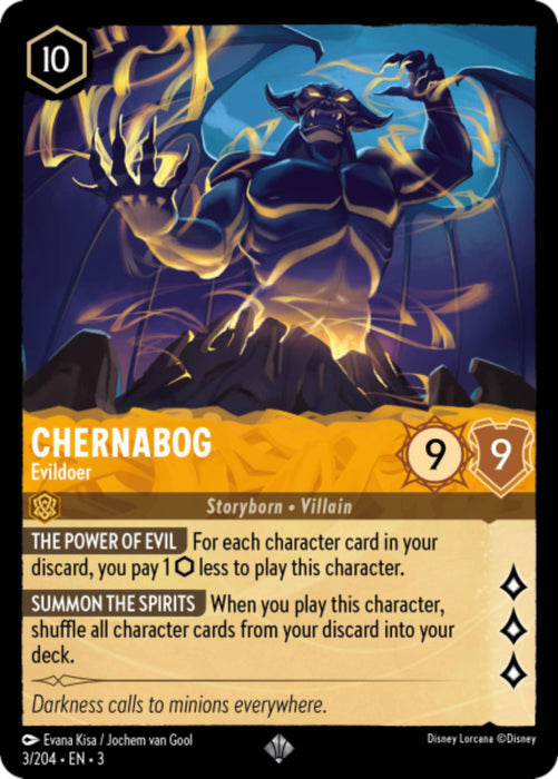 Chernabog (Foil) : Evildoer - 3/204