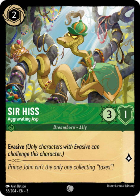 Sir Hiss : Aggravating Asp - 86/204