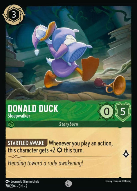 Donald Duck (Foil) : Sleepwalker - 78/204