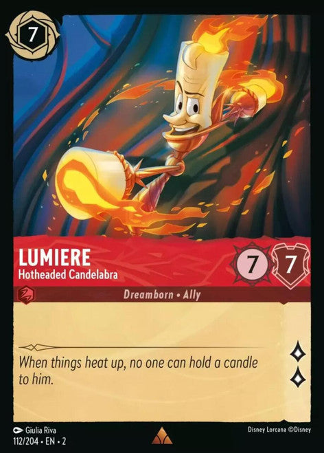 Lumiere (Foil) : Hotheaded Candelabra - 112/204