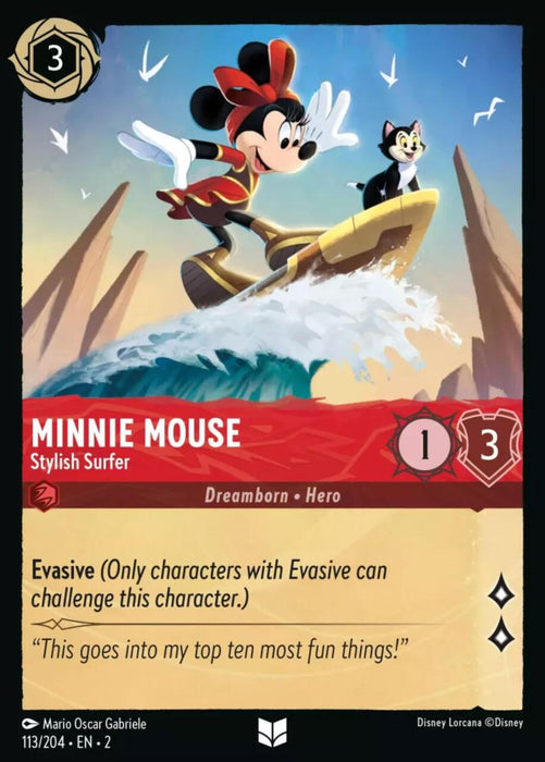Minnie Mouse (Foil) : Stylish Surfer - 113/204