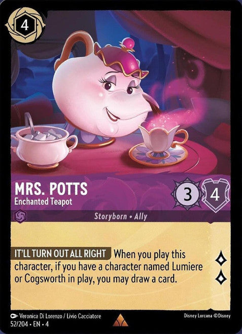 Mrs. Potts : Enchanted Teapot - 52/204