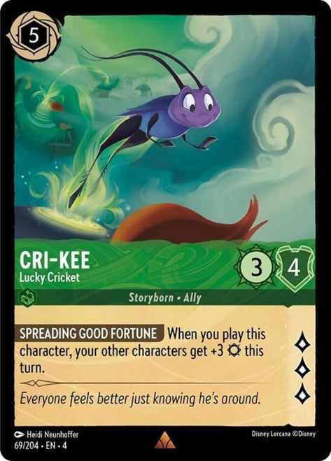 Cri-Kee (Foil) : Lucky Cricket - 69/204