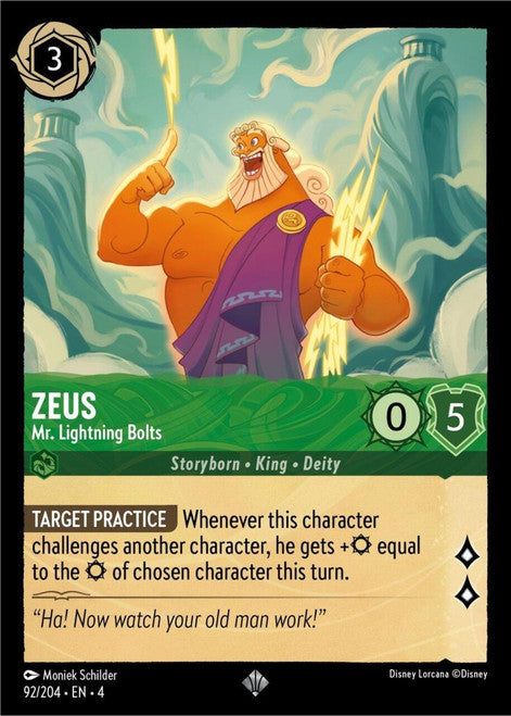 Zeus (Foil) : Mr. Lightning Bolts - 92/204