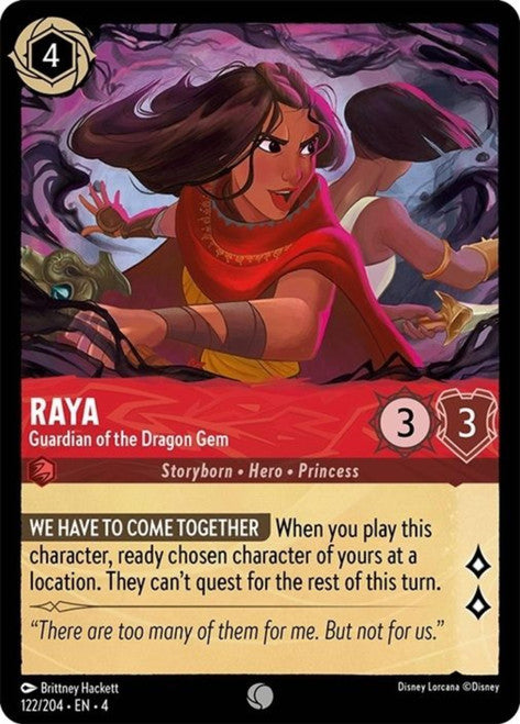 Raya (Foil) : Guardian of the Dragon Gem - 122/204