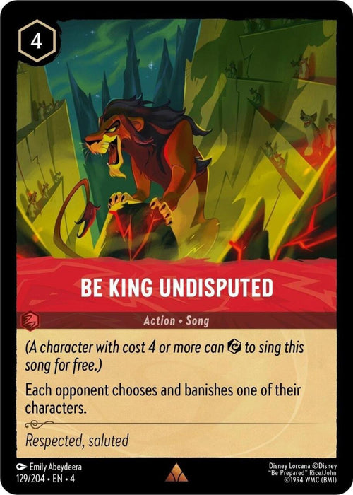 Be King Undisputed (Foil) - 129/204