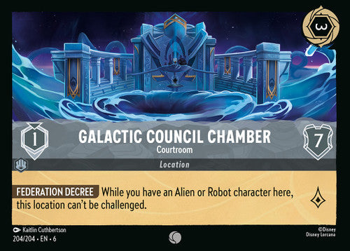 Galactic Council Chamber (Foil) : Courtroom - 204/204