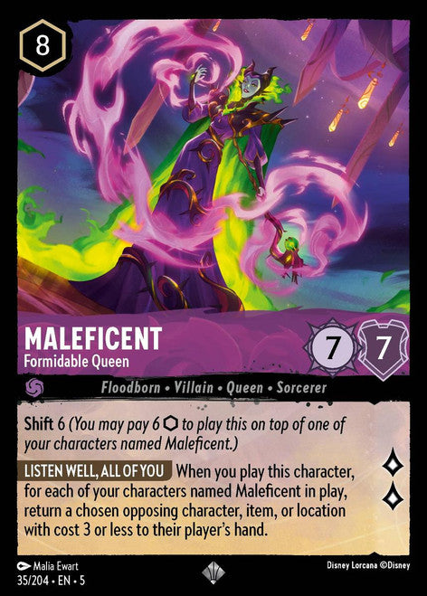 Maleficent (Foil) : Formidable Queen - 35/204