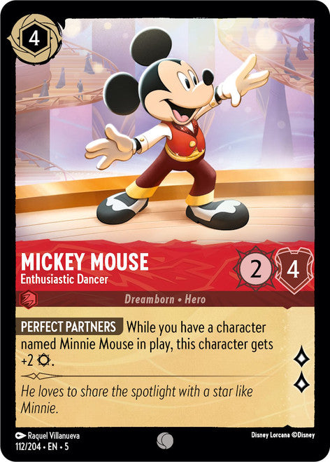 Mickey Mouse : Enthusiastic Dancer - 112/204