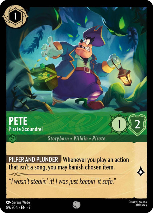 Pete (Foil) : Pirate Scoundrel - 89/204