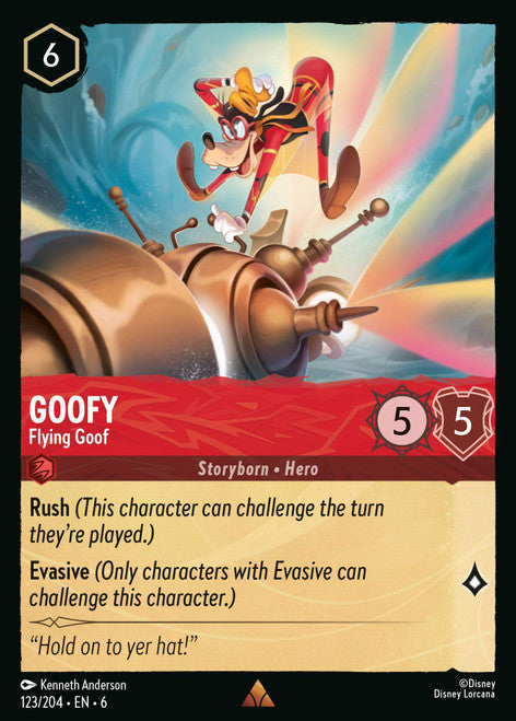 Goofy : Flying Goof - 123/204