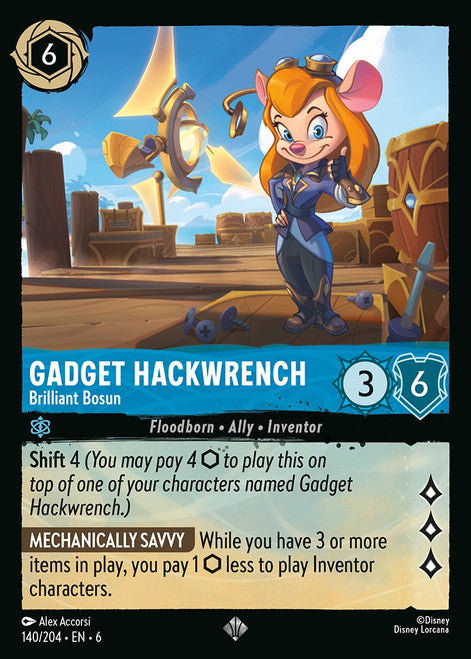 Gadget Hackwrench : Brilliant Bosun - 140/204