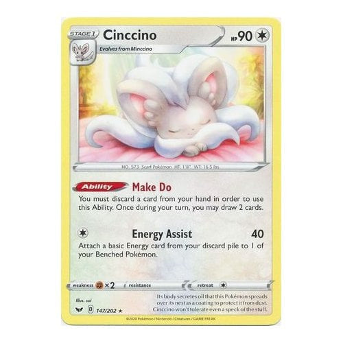 Cinccino : SWORD & SHIELD BASE - 147/202