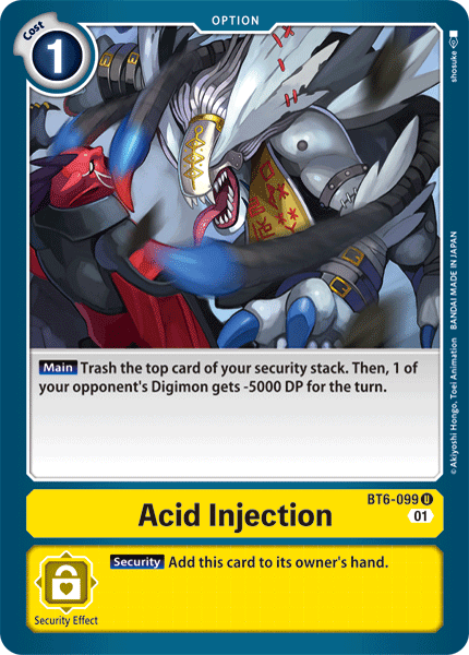 Acid Injection : DOUBLE DIAMOND - BT6-099