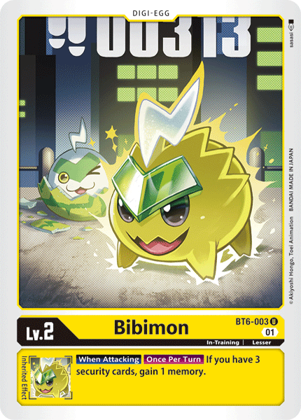 Bibimon : DOUBLE DIAMOND -BT6-003 - Lockett Labs UK
