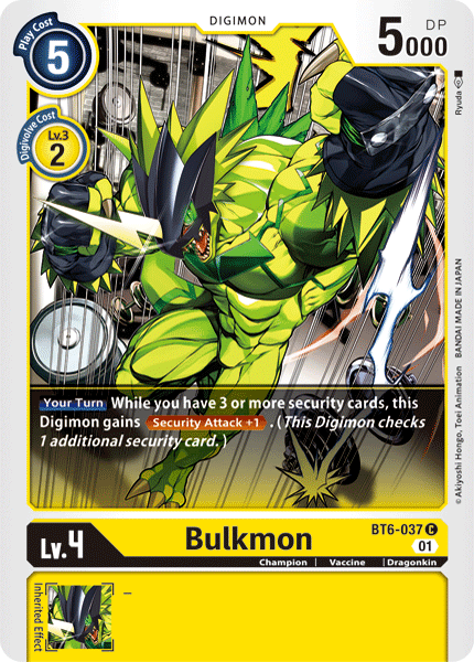 Bulkmon : DOUBLE DIAMOND - BT6-037