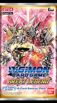 Digimon : Great Legend Booster Pack - BT04
