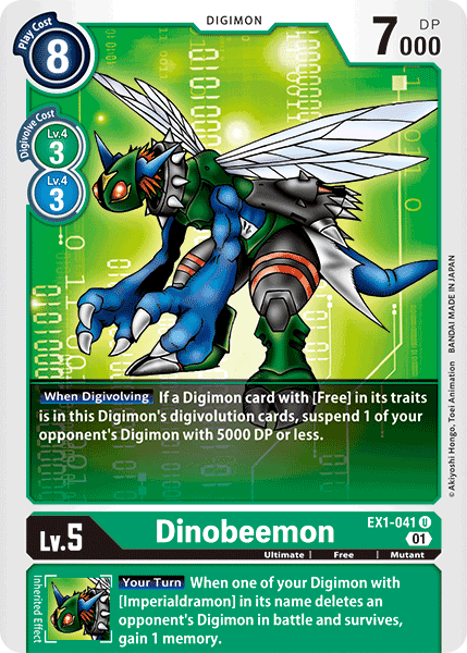 Dinobeemon : CLASSIC COLLECTION - EX1-041