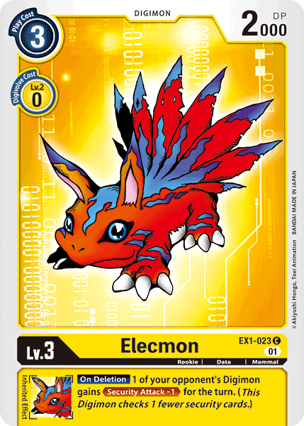 Elecmon : CLASSIC COLLECTION - EX1-023