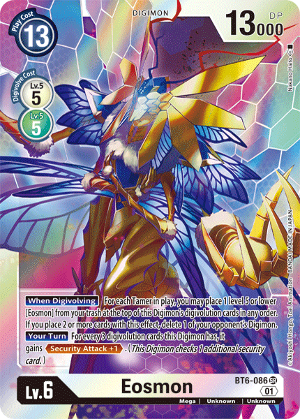 Eosmon : DOUBLE DIAMOND (SR) - BT6-086