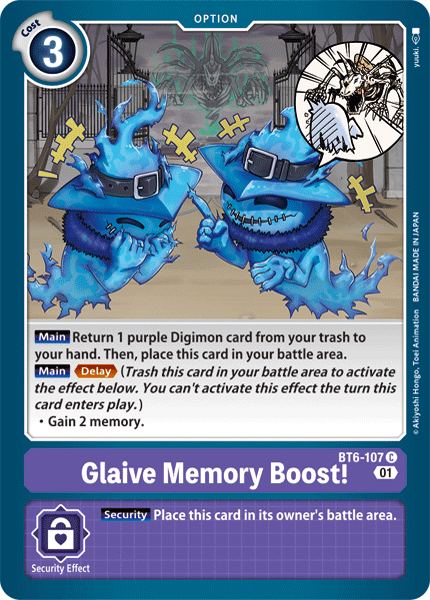 Glaive Memory Boost! : DOUBLE DIAMOND - BT6-107