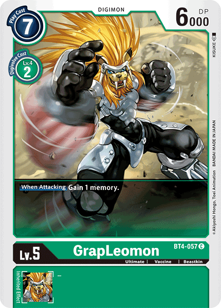 GrapLeomon : GREAT LEGEND - BT4-057