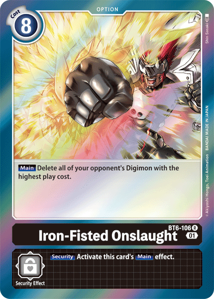 Iron-Fisted Onslaught : DOUBLE DIAMOND (R) - BT6-106