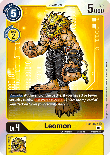 Leomon : CLASSIC COLLECTION (R) - EX1-027