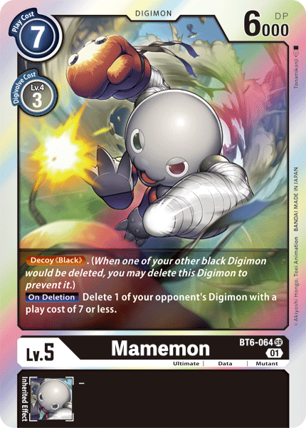 Mamemon : DOUBLE DIAMOND (SR) - BT6-064 - Lockett Labs UK
