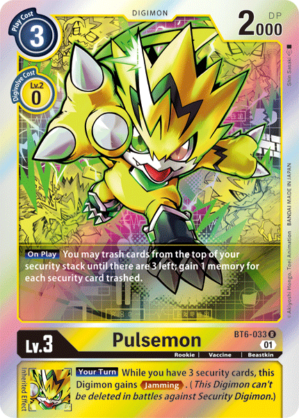 Pulsemon : DOUBLE DIAMOND (R) - BT6-033
