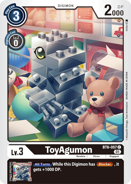 ToyAgumon : DOUBLE DIAMOND - BT6-057