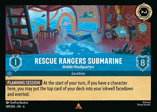 Rescue Rangers Submarine (Foil) : Mobile Headquarters - 169/204