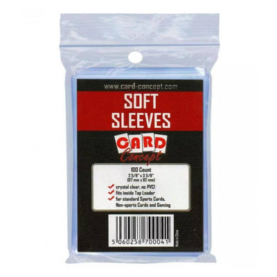 Card Concept : Single Card Holder Soft Sleeves - (100ct)