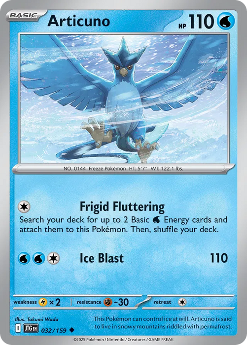 Articuno : PROMO (Snowflake Stamp) (Holo) (Sealed) - 032/159