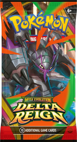 Delta Reign booster pack with Mega Golisopod artwork