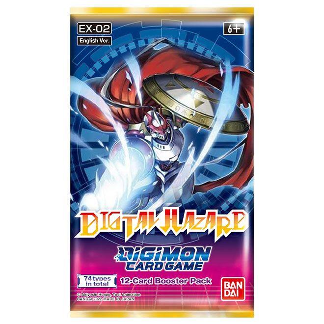 Digimon : Digital Hazard EX02 Booster Box- (24 Packs)