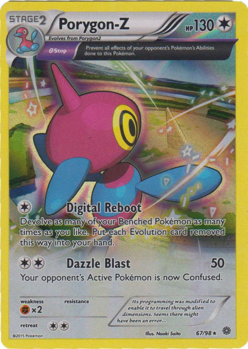 Porygon-Z : ANCIENT ORIGINS (Holo) - 67/98
