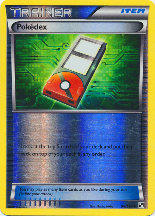 Pokedex : BLACK & WHITE BASE (Reverse holo) - 98/114