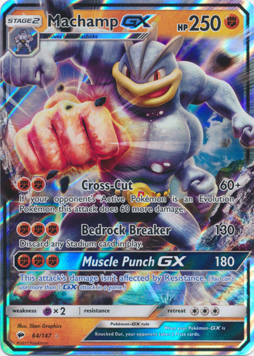 Machamp GX : BURNING SHADOWS - 64/147